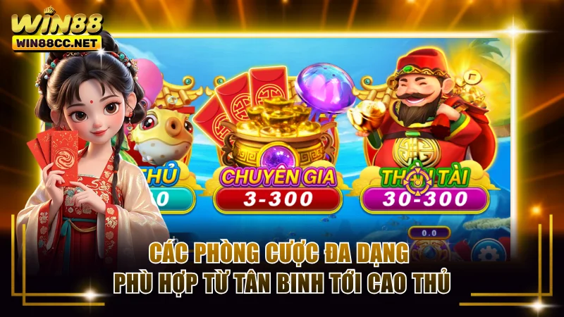 Các phòng cược đa dạng phù hợp từ tân binh tới cao thủ