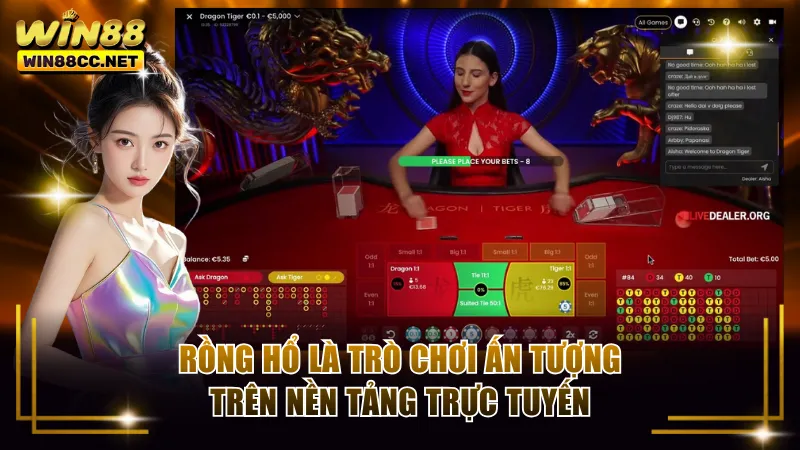 Rồng Hổ là trò chơi ấn tượng trên nền tảng trực tuyến