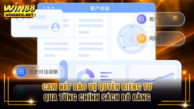 Cam kết bảo vệ quyền riêng tư qua từng chính sách rõ ràng