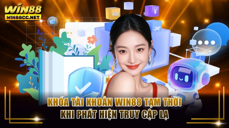 Khóa tài khoản Win88 tạm thời khi phát hiện truy cập lạ