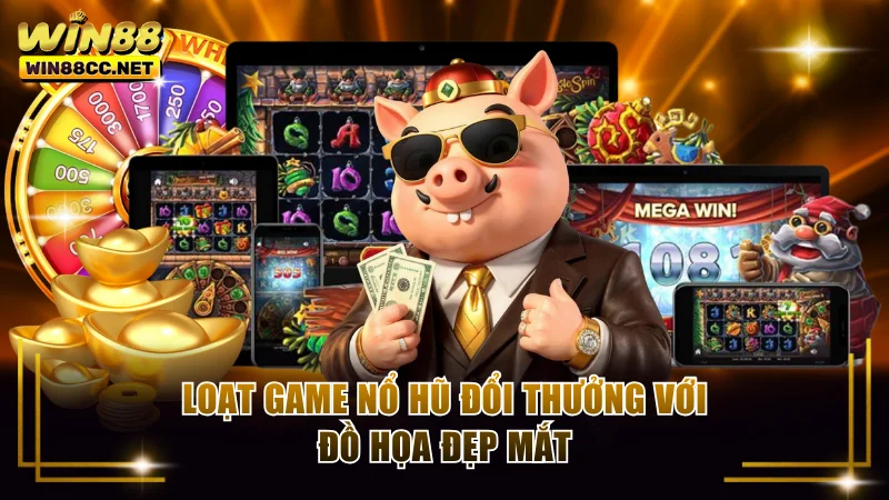 Loạt game nổ hũ đổi thưởng với đồ họa đẹp mắt